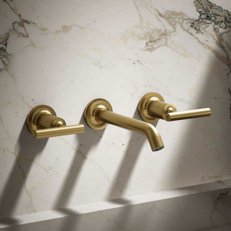 Purist® Wall-mount bathroom sink faucet trim with Lever handles, 1.2 gpm