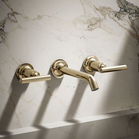 Purist® Wall-mount bathroom sink faucet trim with Lever handles, 1.2 gpm