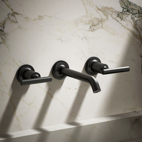 Purist® Wall-mount bathroom sink faucet trim with Lever handles, 1.2 gpm