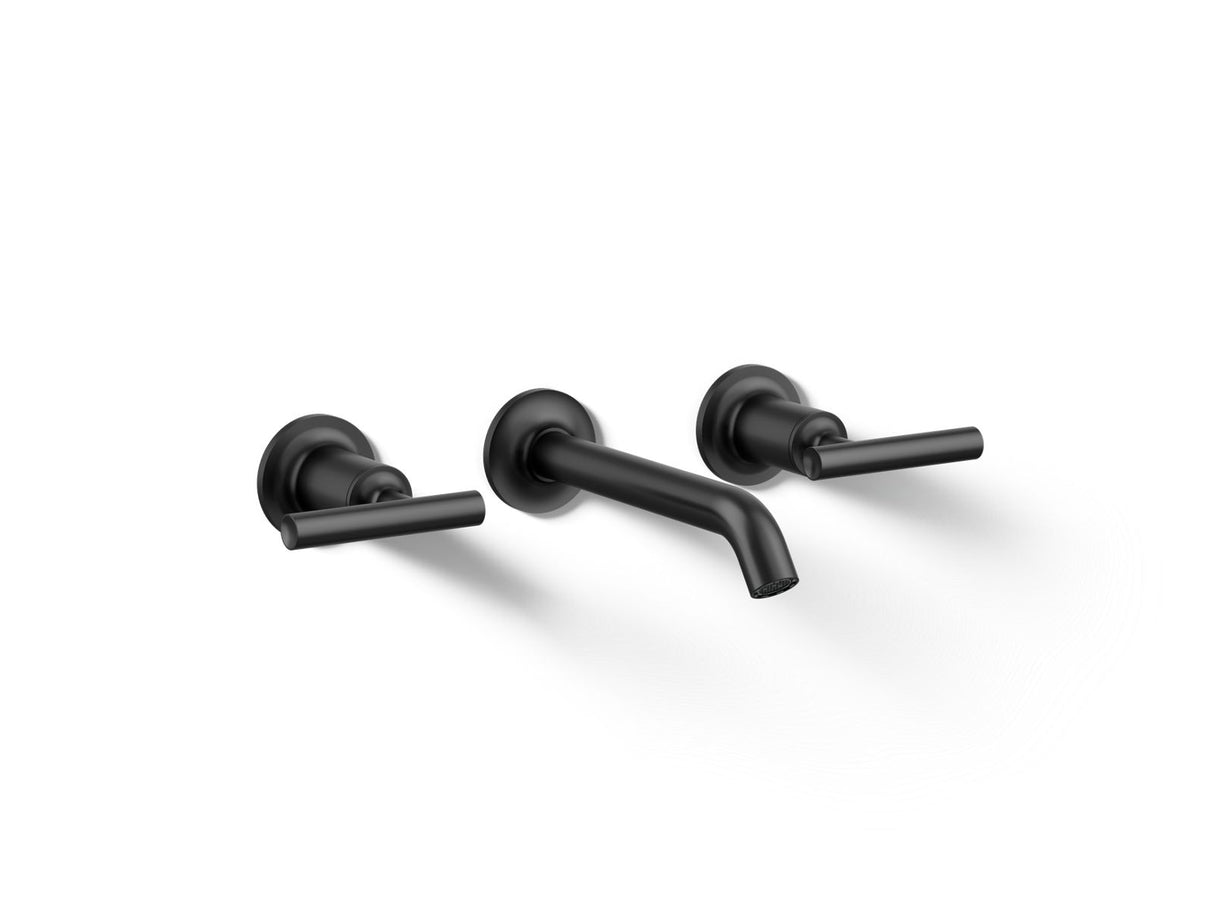 Purist® Wall-mount bathroom sink faucet trim with Lever handles, 1.2 gpm