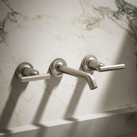 Purist® Wall-mount bathroom sink faucet trim with Lever handles, 1.2 gpm