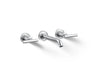 Purist® Wall-mount bathroom sink faucet trim with Lever handles, 1.2 gpm