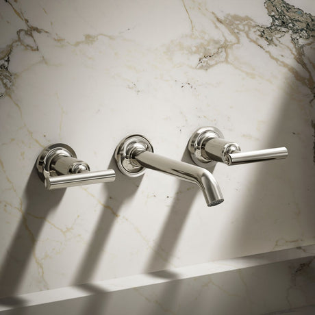 Purist® Wall-mount bathroom sink faucet trim with Lever handles, 1.2 gpm