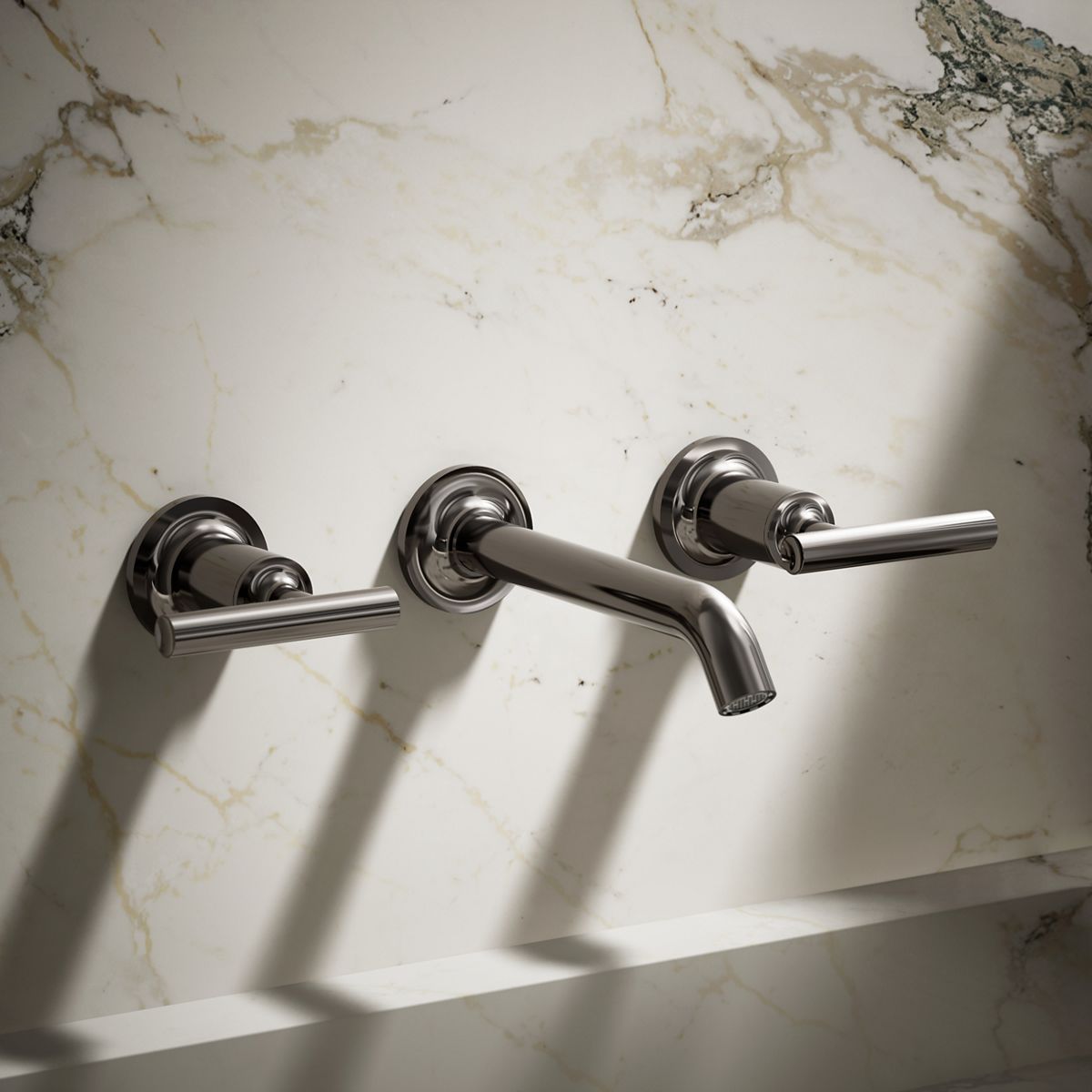 Purist® Wall-mount bathroom sink faucet trim with Lever handles, 1.2 gpm