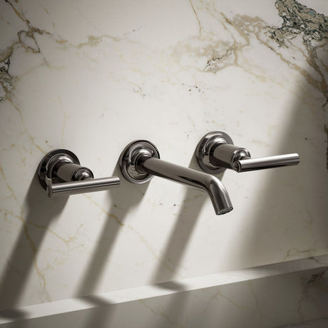 Purist® Wall-mount bathroom sink faucet trim with Lever handles, 1.2 gpm