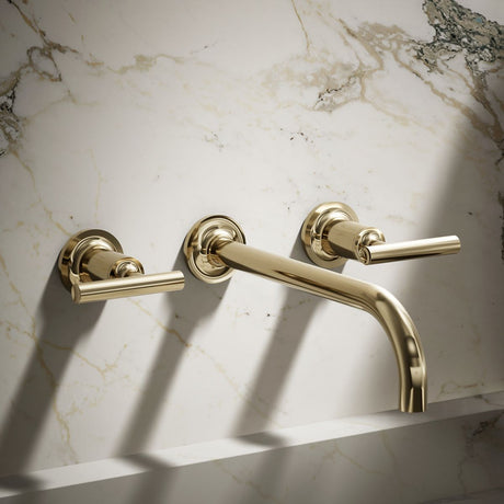 Purist® Wall-mount bathroom sink faucet trim with Lever handles, 1.2 gpm