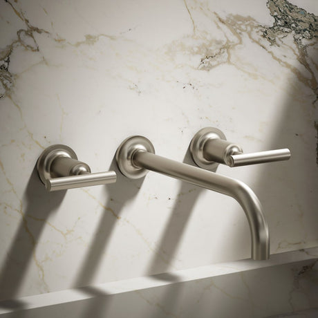 Purist® Wall-mount bathroom sink faucet trim with Lever handles, 1.2 gpm