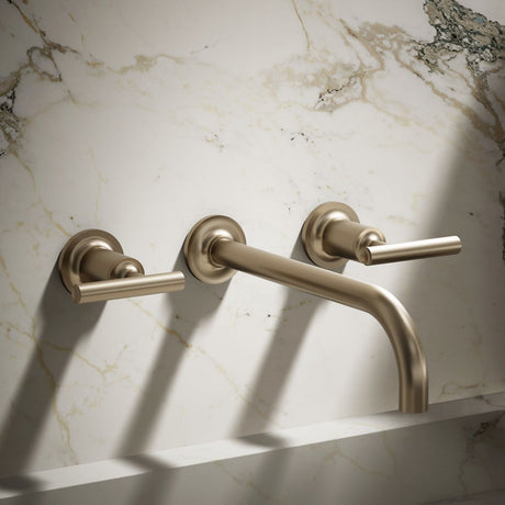 Purist® Wall-mount bathroom sink faucet trim with Lever handles, 1.2 gpm