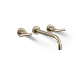 Purist® Wall-mount bathroom sink faucet trim with Lever handles, 1.2 gpm