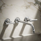 Purist® Wall-mount bathroom sink faucet trim with Lever handles, 1.2 gpm
