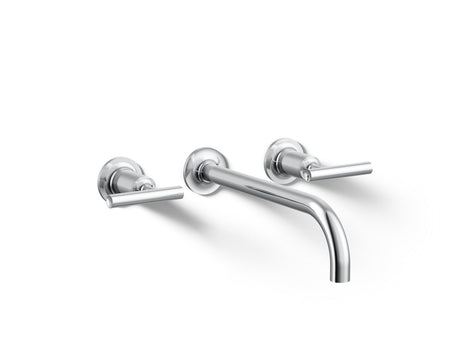 Purist® Wall-mount bathroom sink faucet trim with Lever handles, 1.2 gpm