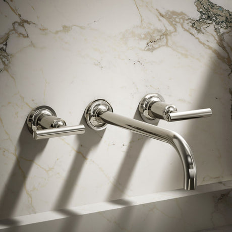 Purist® Wall-mount bathroom sink faucet trim with Lever handles, 1.2 gpm