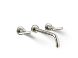 Purist® Wall-mount bathroom sink faucet trim with Lever handles, 1.2 gpm