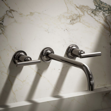 Purist® Wall-mount bathroom sink faucet trim with Lever handles, 1.2 gpm