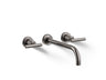 Purist® Wall-mount bathroom sink faucet trim with Lever handles, 1.2 gpm