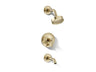 Purist® Rite-Temp® bath and shower trim kit with push-button diverter and lever handle, 2.5 gpm