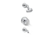 Purist® Rite-Temp® bath and shower trim kit with push-button diverter and lever handle, 2.5 gpm