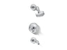 Purist® Rite-Temp® bath and shower trim kit with push-button diverter and lever handle, 1.75 gpm