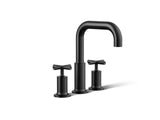 Purist® Deck-mount bath faucet trim with Cross handles