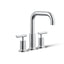 Purist® Deck-mount bath faucet trim with Lever handles
