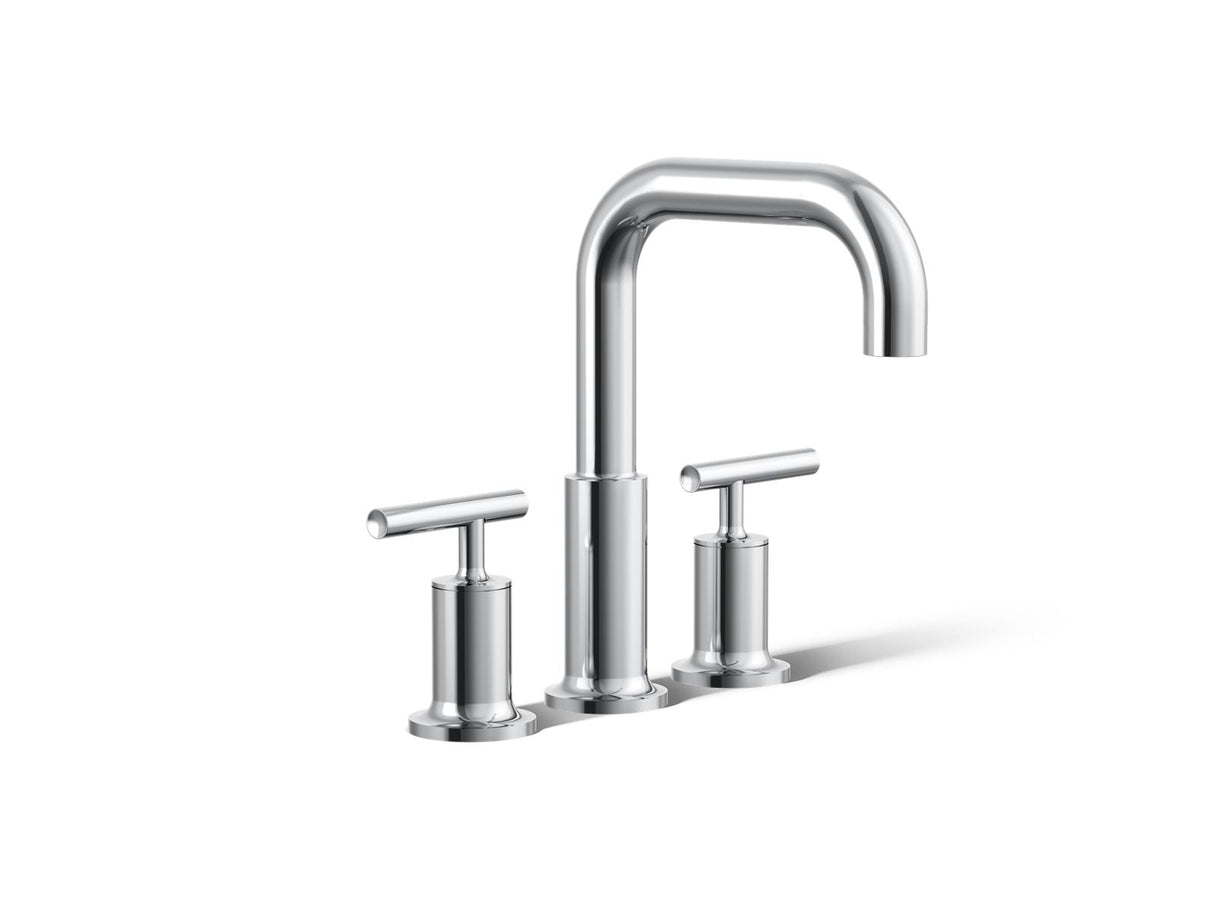 Purist® Deck-mount bath faucet trim with Lever handles