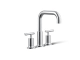 Purist® Deck-mount bath faucet trim with Lever handles