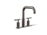 Purist® Deck-mount bath faucet trim with Lever handles