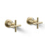 Purist® Deck- or wall-mount bath faucet handle trim with cross design