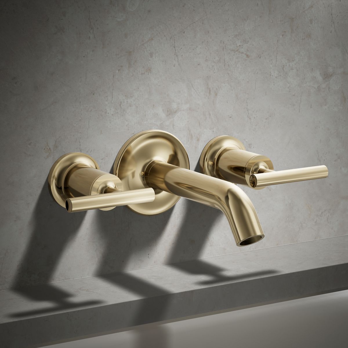 Purist® Deck- or wall-mount bath faucet handle trim with lever design