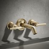 Purist® Deck- or wall-mount bath faucet handle trim with lever design