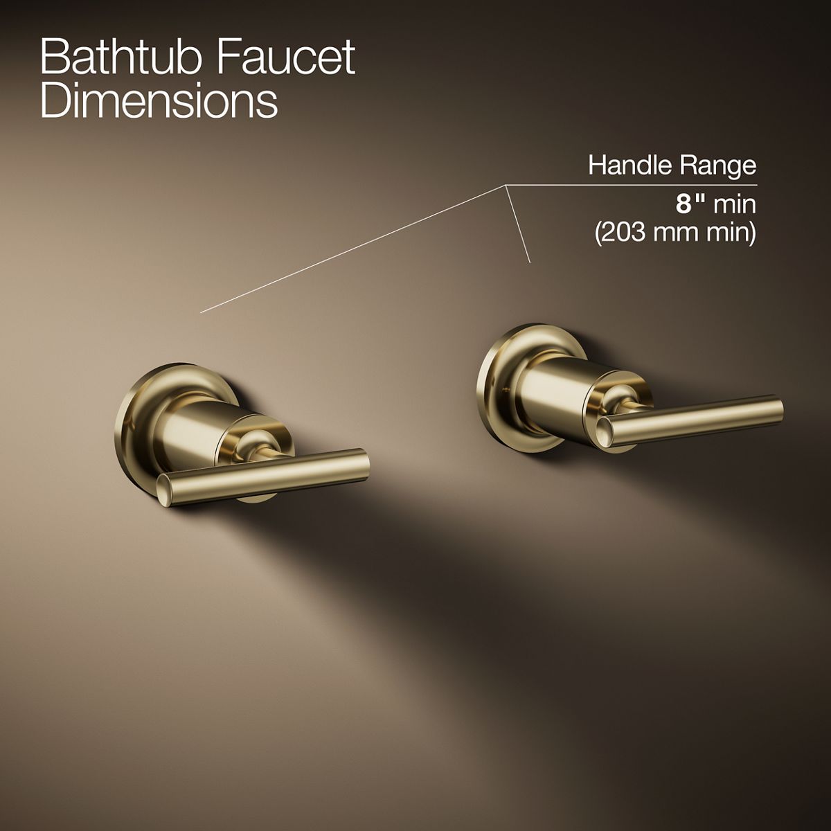 Purist® Deck- or wall-mount bath faucet handle trim with lever design