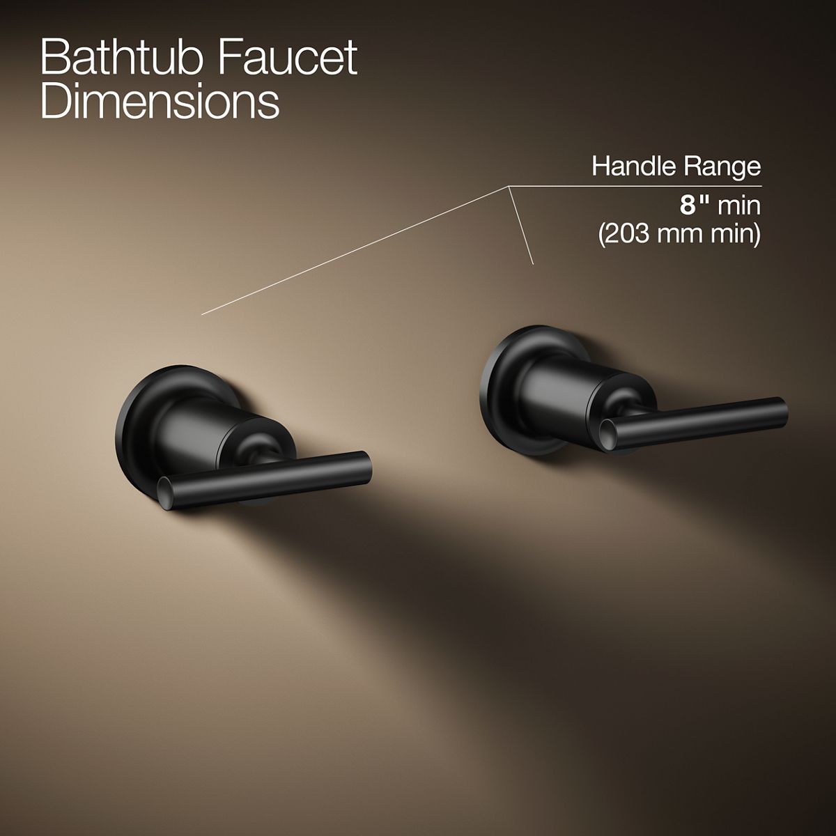 Purist® Deck- or wall-mount bath faucet handle trim with lever design