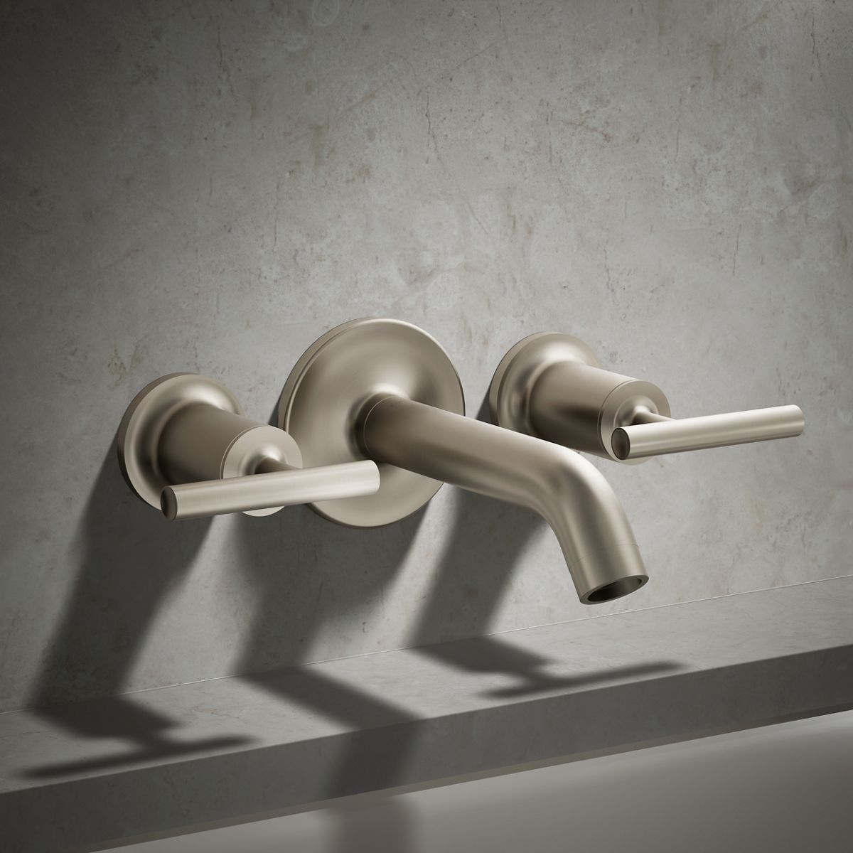Purist® Deck- or wall-mount bath faucet handle trim with lever design