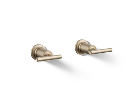 Purist® Deck- or wall-mount bath faucet handle trim with lever design