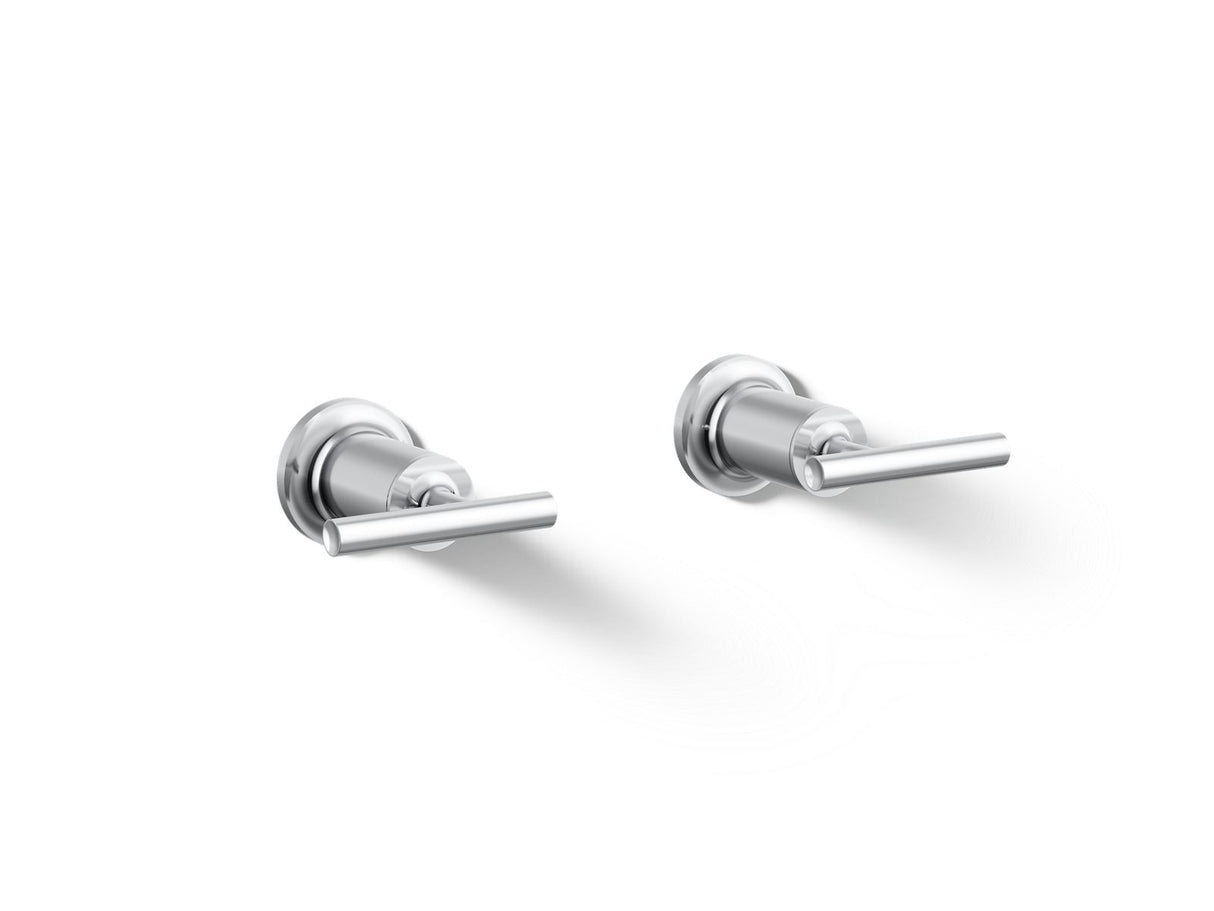Purist® Deck- or wall-mount bath faucet handle trim with lever design