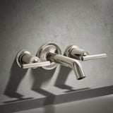 Purist® Deck- or wall-mount bath faucet handle trim with lever design