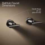 Purist® Deck- or wall-mount bath faucet handle trim with lever design