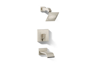 Loure® Rite-Temp® bath and shower trim kit with push-button diverter, 2.5 gpm