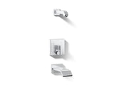 Loure® Rite-Temp® bath and shower trim kit with push-button diverter, without showerhead
