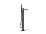 Parallel® Floor-mount bath filler trim with handshower