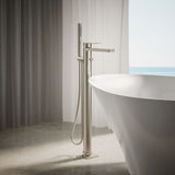 Parallel® Floor-mount bath filler trim with handshower