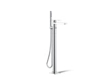 Parallel® Floor-mount bath filler trim with handshower