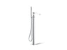 Parallel® Floor-mount bath filler trim with handshower