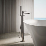 Parallel® Floor-mount bath filler trim with handshower