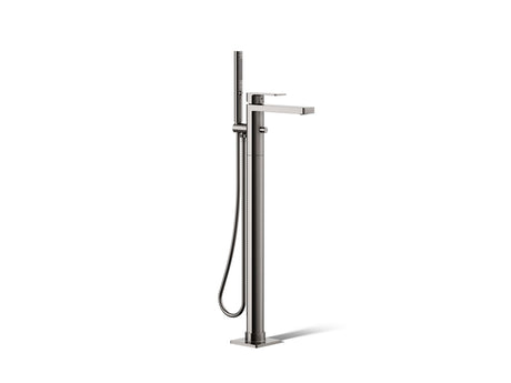 Parallel® Floor-mount bath filler trim with handshower