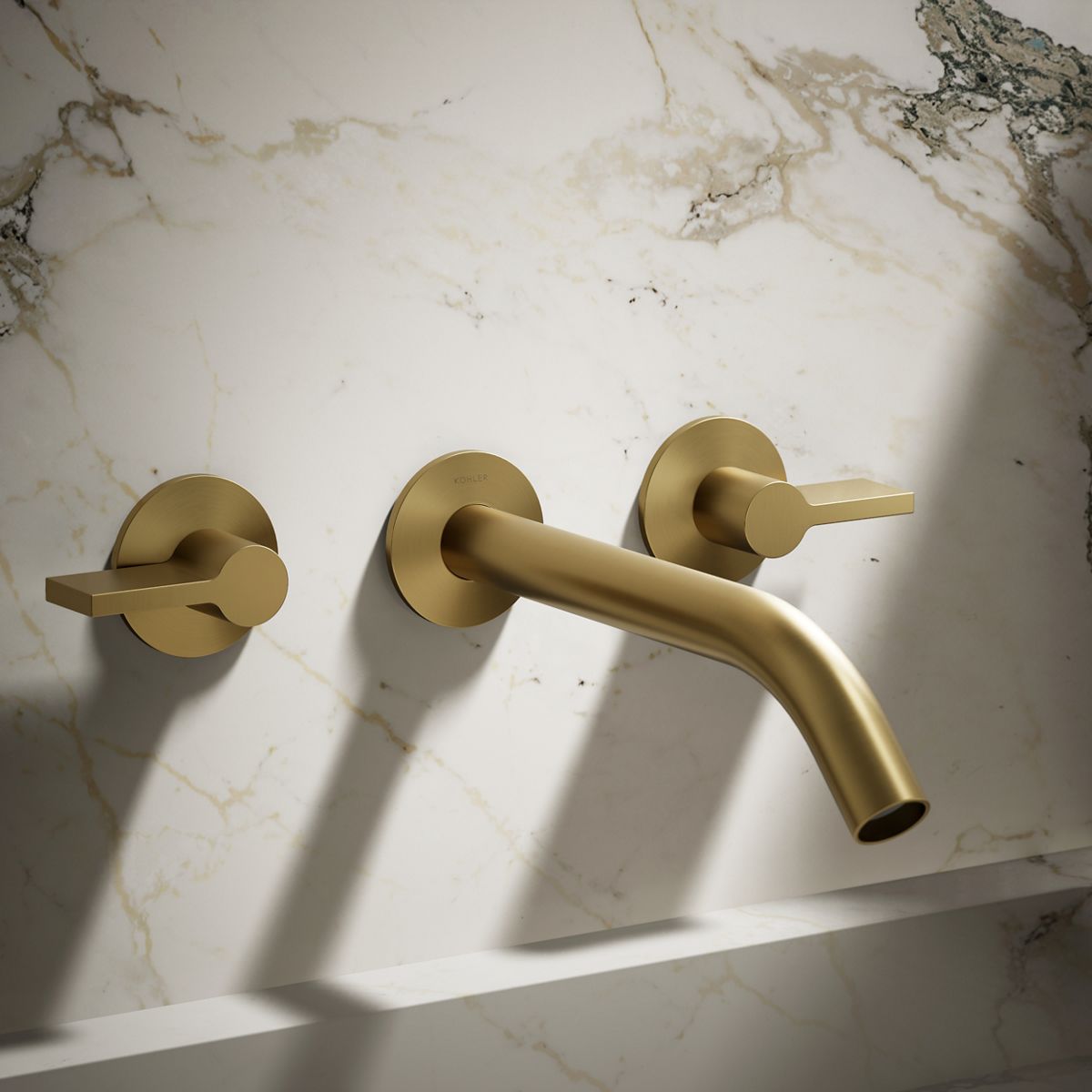 Components® Wall-mount bathroom sink faucet spout with Tube design, 1.2 gpm