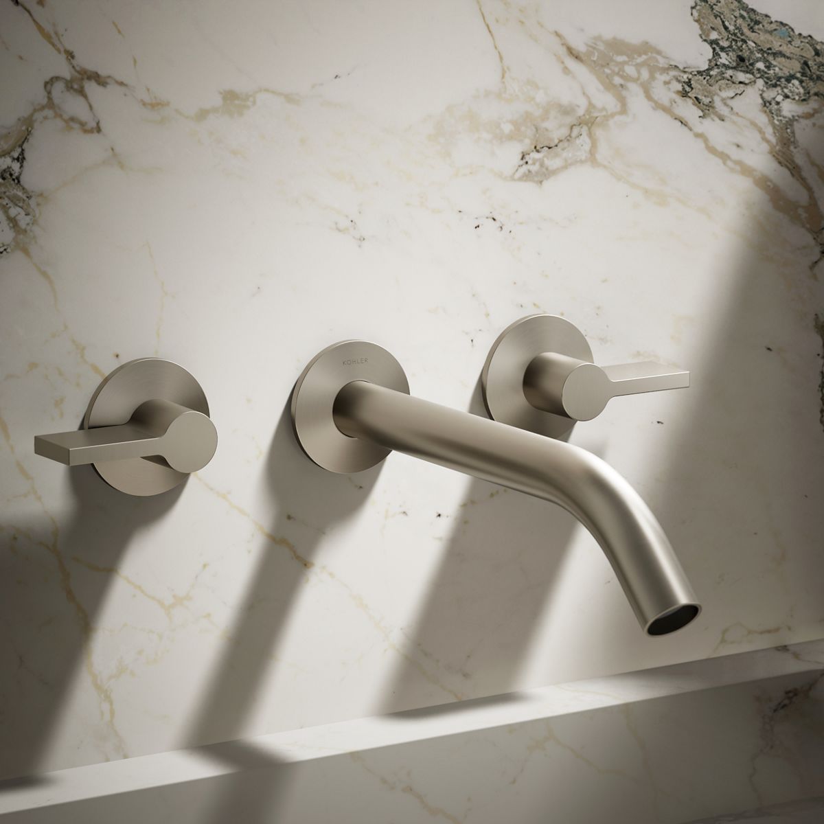 Components® Wall-mount bathroom sink faucet spout with Tube design, 1.2 gpm