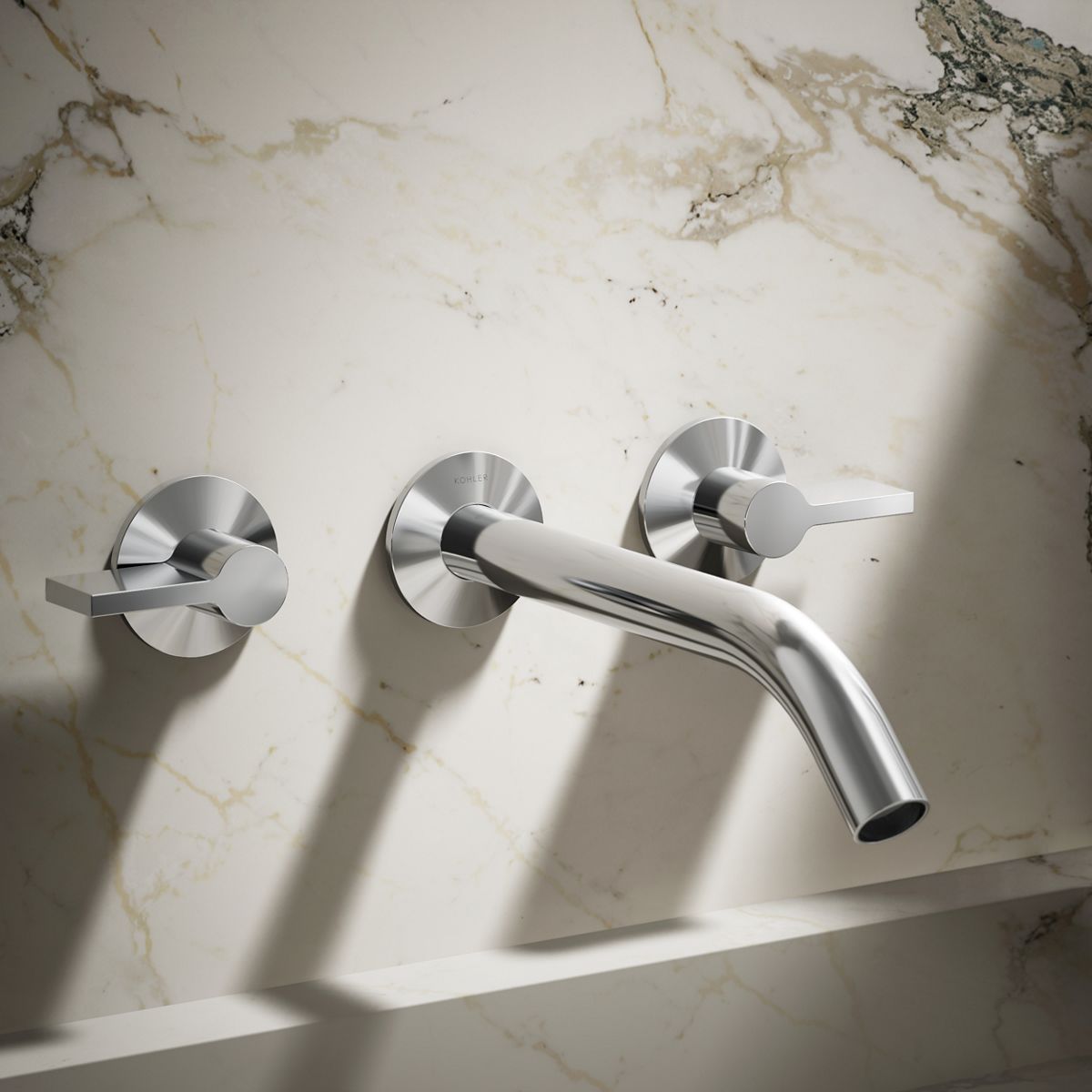 Components® Wall-mount bathroom sink faucet spout with Tube design, 1.2 gpm