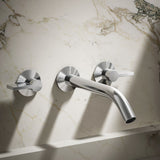 Components® Wall-mount bathroom sink faucet spout with Tube design, 1.2 gpm