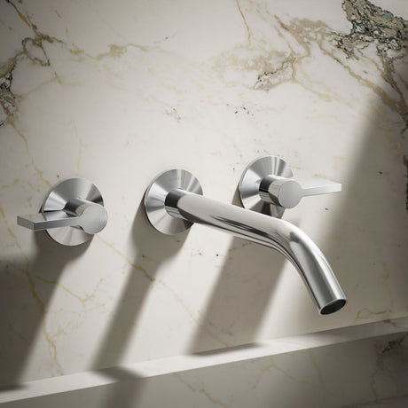 Components® Wall-mount bathroom sink faucet spout with Tube design, 1.2 gpm